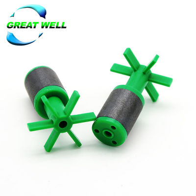 kualitas Magnet Cincin Bulat Ferit yang Disesuaikan, Rotor Pompa Air Magnetik ODM ROHS pabrik