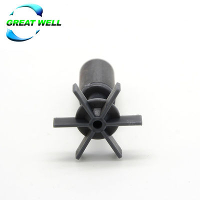 kualitas Injeksi Rotor 8 Tiang Magnet, 20-500 Derajat Magnet Ferit Bulat pabrik