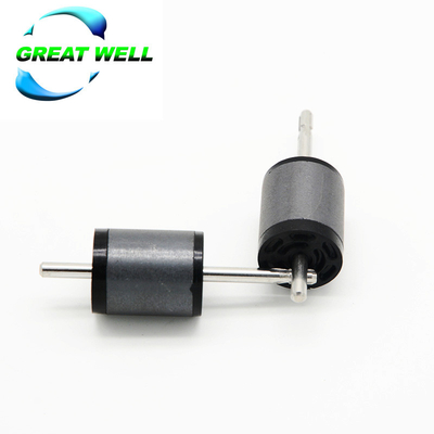 19X20 Injeksi Dibentuk Ferit Ndfeb Rotor Magnet Silinder Kecil Dengan Poros