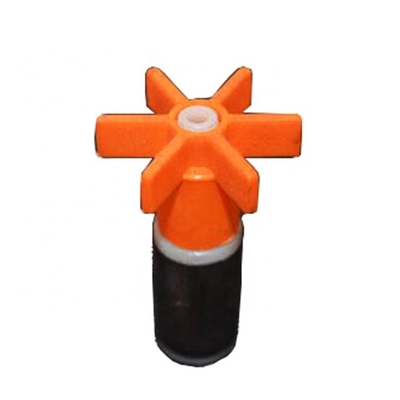 OEM Custom Filter Pump Ferrite Magnet Permanen Rotor Dengan Impeller
