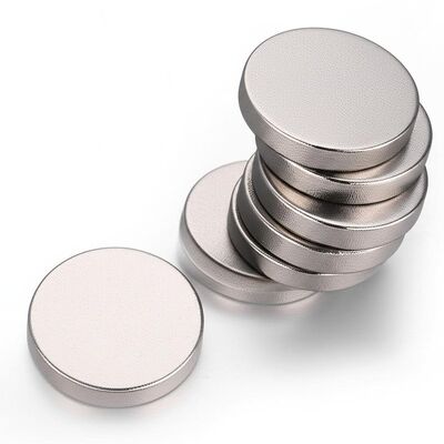 Harga yang pantas Nickel Coated Neodymium Disc Magnets 5mm Thickness Magnetic Discs Perfect for Magnetic Locks Magnetic Displays and Tools on line