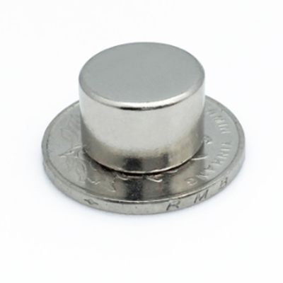 Harga yang pantas N35 20x10mm 4000Gauss Neodymium Disc Magnet Bahan Magnetik Besar on line