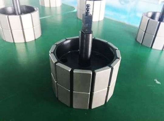 Shaft Magnetic Motor Assembly , AlNiCo Radial Ring Magnet ROHS REACH
